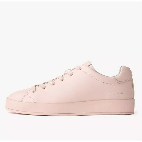 Rag & Bone RB1 Light Pink Low Leather Sneakers Unisex Size EU 37 - Picture 1 of 12